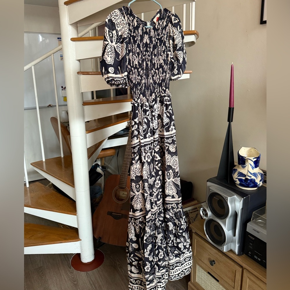 Farm Rio Black and White Dress